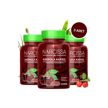 Narcissa Aserola Probiyotik Mikroorganizma Içeren Detox 3x30 Kapsül