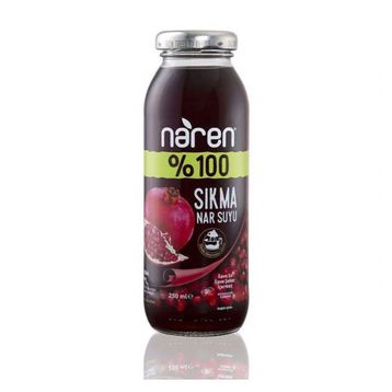 Naren 250 ml Cam Sıkma Nar Suyu