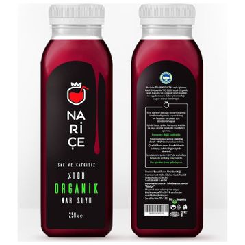 Nariçe 250 ml Organik Nar Suyu (54 adet)