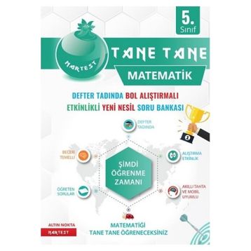 Nartest 5 Defter Tadında Matematik Soru Bankası