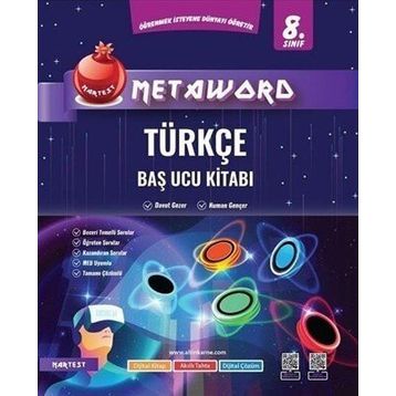 Nartest 8. Sınıf Türkçe Metaword Baş Ucu Kitabı