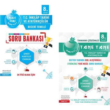 Nartest Yayınevi 8. Sınıf Süper Zeka T.C. İnkılap Tarihi Soru Bankası