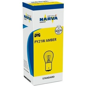 Narva 12V 21W 93 Yakın Tırnak Sarı PY21W 10 Adet Far Ampülü