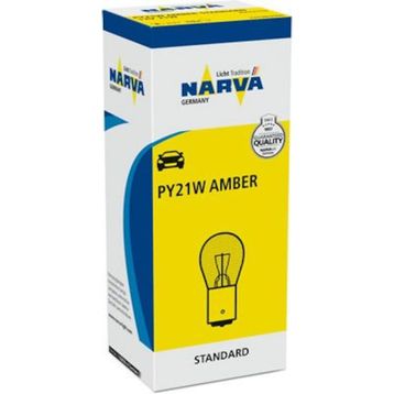 Narva 12V 21W 93 Yakın Tırnak Sarı PY21W 10 Adet Far Ampülü