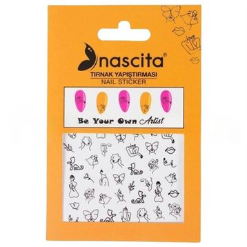 Nascita 0002 Tırnak Sticker Yapıştırması
