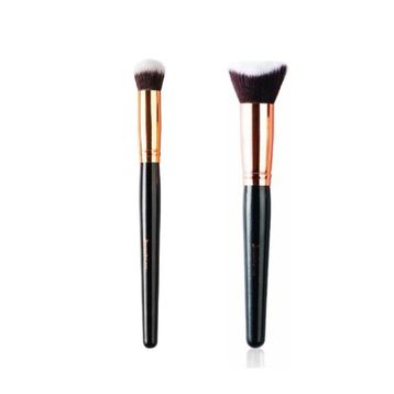 Nascita 136 Profesyonel Oval Kapatıcı Fırçası ve 135 3D Kabuki Fondöten Fırçası