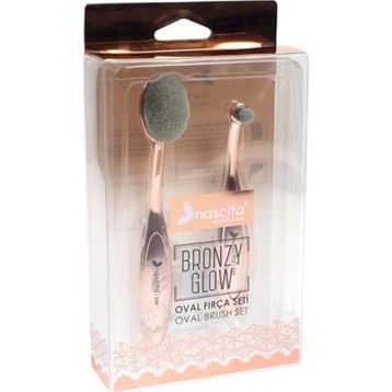 Nascita Bronzy Glow 2'li Oval Fırca Seti
