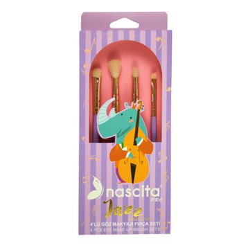 Nascita Jazz 4'lü Göz Makyaj Fırça Seti