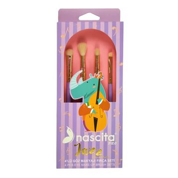 Nascita Jazz 4'lü Göz Makyaj Fırça Seti
