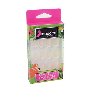 Nascita NASNAIL00032 24'lü Beyaz Doğal French Takma Tırnak