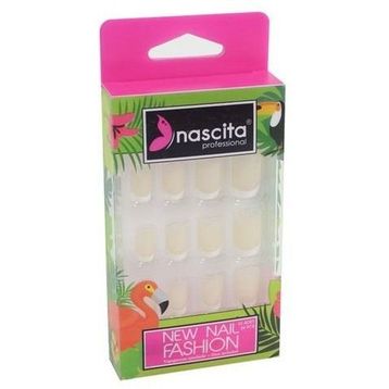 Nascita NASNAIL00032 24'lü Beyaz Doğal French Takma Tırnak