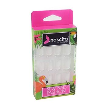 Nascita NASNAIL00036 Beyaz Doğal French 24'lü Takma Tırnak