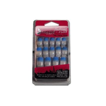 Nascita NASNAIL00111 Gece Mavisi Ombre Simli Takma Tırnak