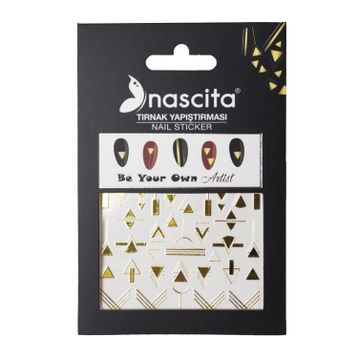Nascita No:08 Triangle Tırnak Stickeri