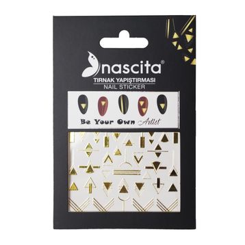 Nascita No:08 Triangle Tırnak Stickeri