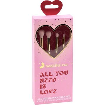 Nascita Pro Love Serisi 4'lü Göz Makyajı Fırça Seti