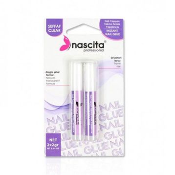 Nascita Şeffaf 2x2 g NASNAILGLUE05 Takma Tırnak Yapıştırıcısı