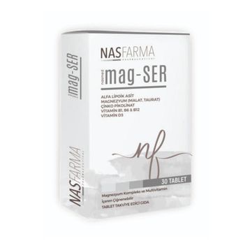 Nasmed mag-SER 30 Çiğnenebilir Tablet