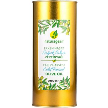 Naturagean 2 lt Erken Hasat Soğuk Sıkım Zeytinyağı