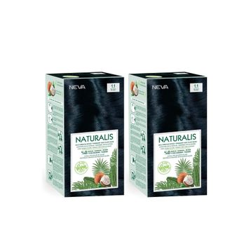 Naturalis 1.1 Mavi Siyah %100 Vegan 2 Adet Saç Boyası