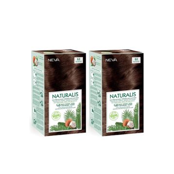 Naturalis 6.0 Yoğun Koyu Kumral %100 Vegan 2 Adet Saç Boyası