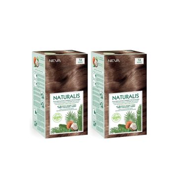 Naturalis 7.0 Yoğun Kumral %100 Vegan 2 Adet Saç Boyası