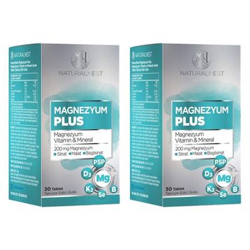 NaturalNest Magnesium Plus 2x30 Tablet