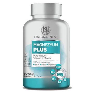 NaturalNest Magnezyum Plus 90 Tablet