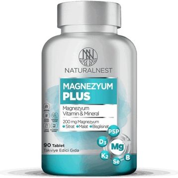 NaturalNest Magnezyum Plus 90 Tablet