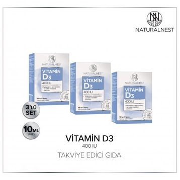 NaturalNest Vitamin D3 400 IU 10 ml Sprey