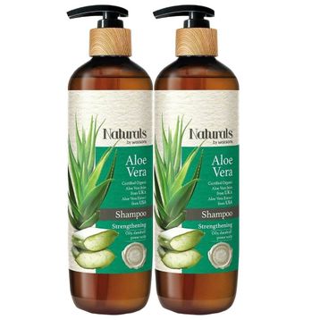 Naturals By Watsons 2x490 ml Aloe Vera Şampuan