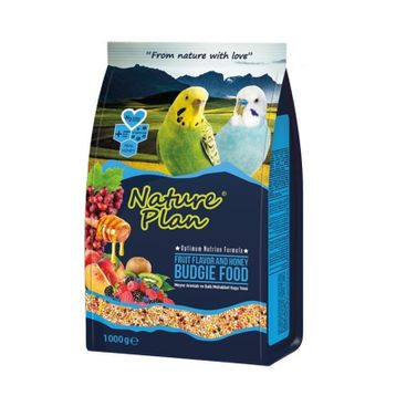 Nature Plan 1 kg Meyve Aromalı Ballı Muhabbet Kuşu Yemi