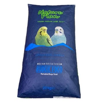 Nature Plan 20 kg Özel Karışım Üretim Muhabbet Kuş Yemi