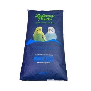 Nature Plan 20 kg Özel Karışım Üretim Muhabbet Kuş Yemi