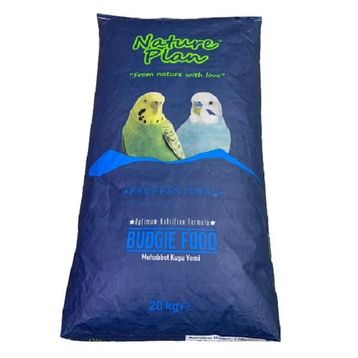 Nature Plan 20 kg Özel Karışım Üretim Muhabbet Kuş Yemi