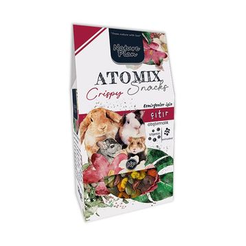 Nature Plan Atomix Snacks Extrude 250 gr Kemirgen Yemi