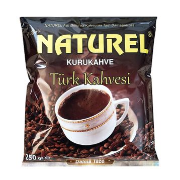 Naturel 250 gr Kuru Kahve Türk Kahvesi (4 adet)