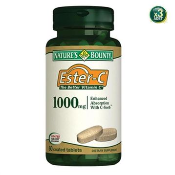 Nature's Bounty Ester-C Vitamin C 1000 mg 3x60 Tablet