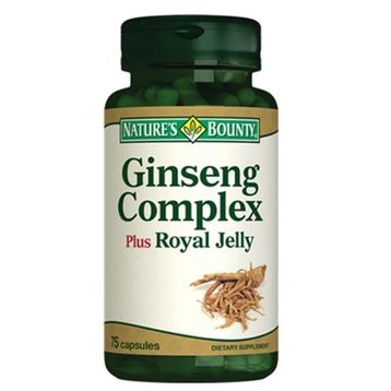 Nature's Bounty Ginseng Complex Plus Royal Jelly İçeren 75 Kapsül