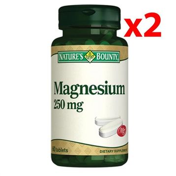 Nature's Bounty Magnesium 250 mg 60 Tablet