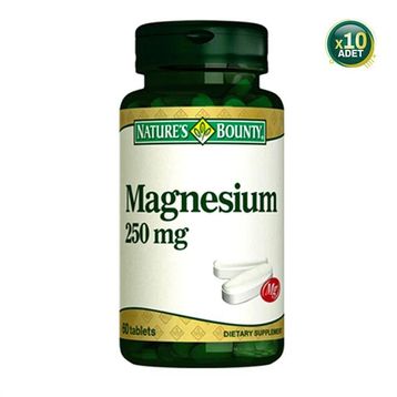 Nature's Bounty Magnesium 250 mg 60 Tablet