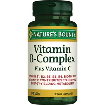 Nature's Bounty Vitamin B Complex Plus Vitamin C 60 Tablet