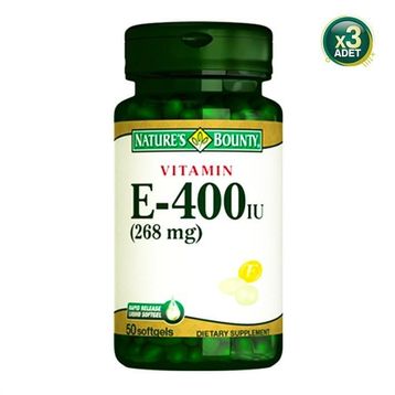 Nature's Bounty Vitamin E 400 IU 50 Kapsül