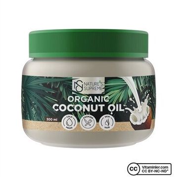 Nature's Supreme 300 ml Organik Hindistan Cevizi Yağı
