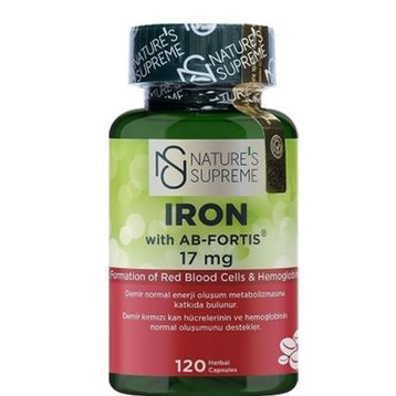 Nature's Supreme Iron 17 mg 120 Kapsül