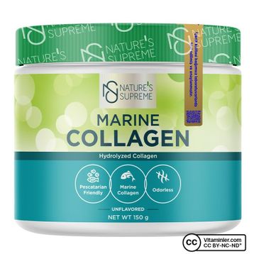 Nature's Supreme Marine Hydrolyzed Collagen Aromasız 150 gr Toz