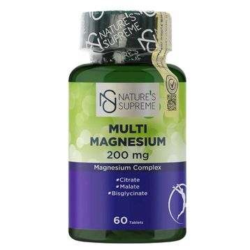 Nature's Supreme Multi Magnesium Complex 200 mg 60 Tablet