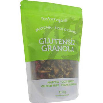 Naturiga 250 gr Glutensiz Matcha & Goji Granola