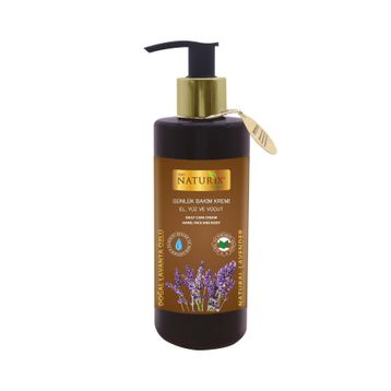 Naturix Lavanta Özlü 250 ml Organik Nemlendirici El Yüz Vücut Bakım Kremi