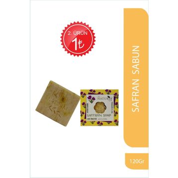 Naturix Leke Önleyici Onarıcı %100 Doğal Nem ve Bakım Sabunu Saffron Soap 125 gr Natural Safran Çiçeği Sabun